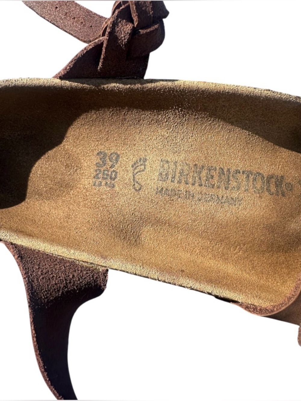 Birkenstocks Yara Sandals Size 39 8-8.5 PREOWED Brown great condition - Picture 4 of 4